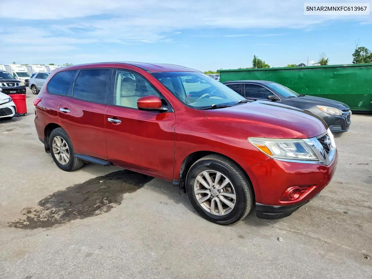 2015 NISSAN PATHFINDER VIN 5N1AR2MNXFC613967 — фото 4