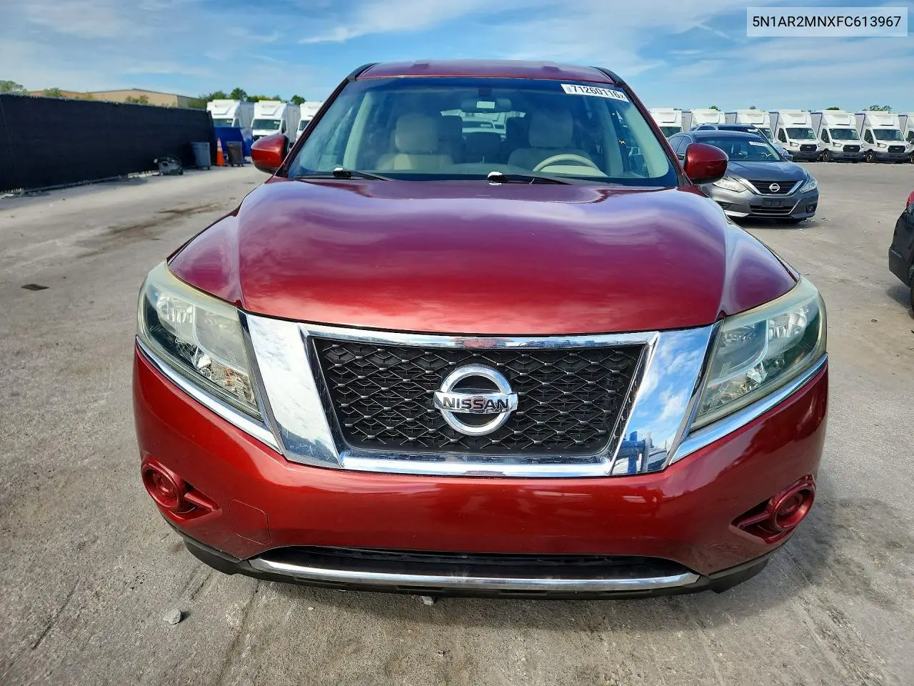 2015 NISSAN PATHFINDER VIN 5N1AR2MNXFC613967 — фото 5