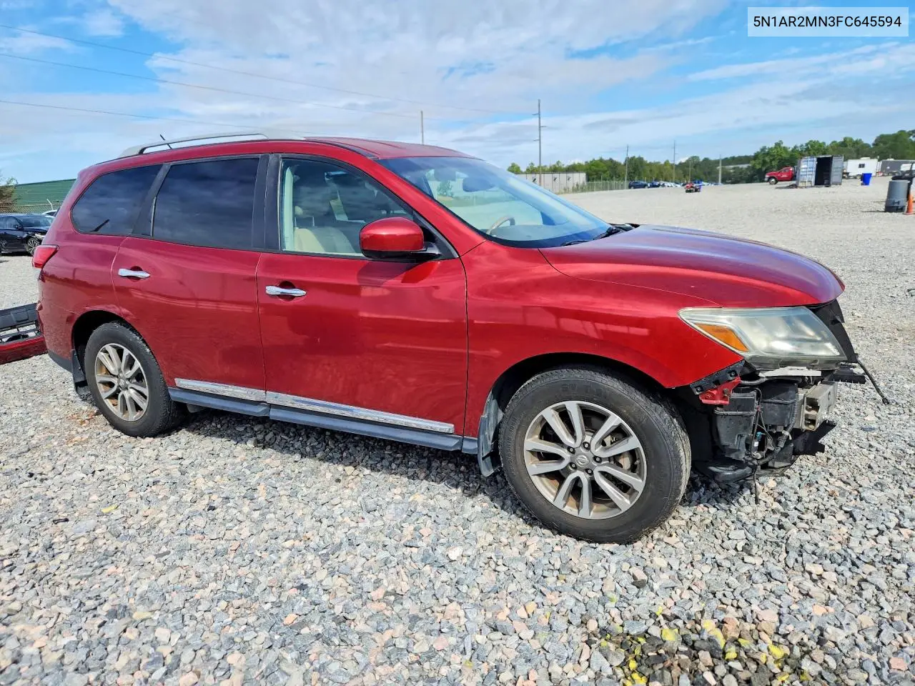 2015 NISSAN PATHFINDER VIN 5N1AR2MN3FC645594 — фото 4
