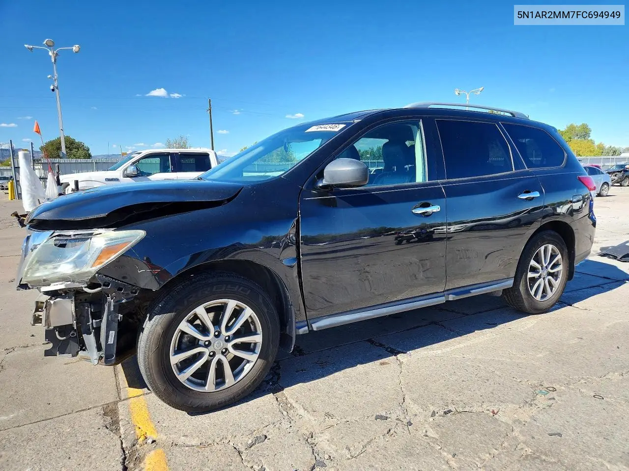 NISSAN PATHFINDER 2015, VIN 5N1AR2MM7FC694949