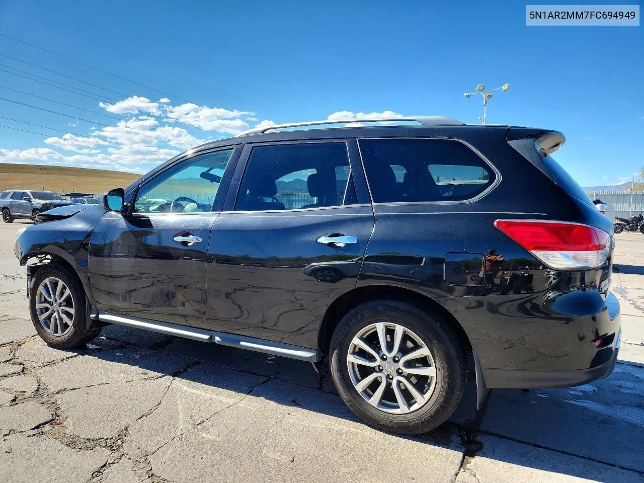 2015 NISSAN PATHFINDER VIN 5N1AR2MM7FC694949 — фото 2