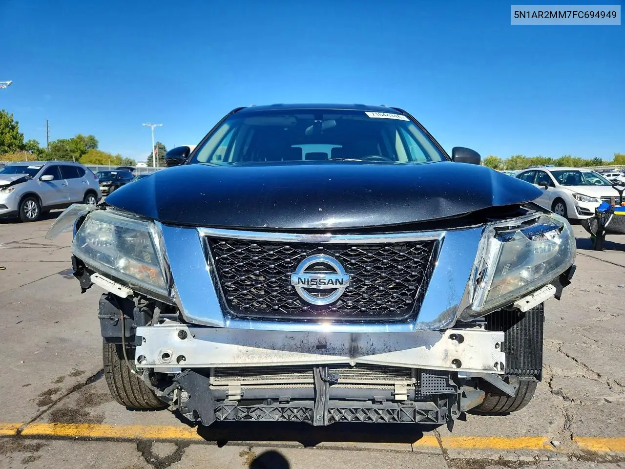 2015 NISSAN PATHFINDER VIN 5N1AR2MM7FC694949 — фото 5