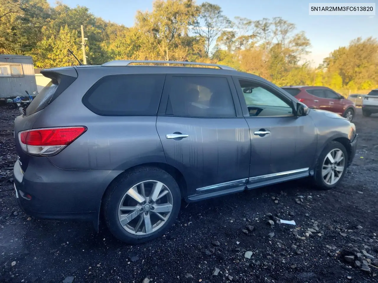 2015 NISSAN PATHFINDER VIN 5N1AR2MM3FC613820 — фото 3