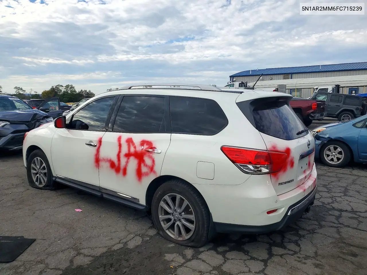 2015 NISSAN PATHFINDER VIN 5N1AR2MM6FC715239 — фото 2