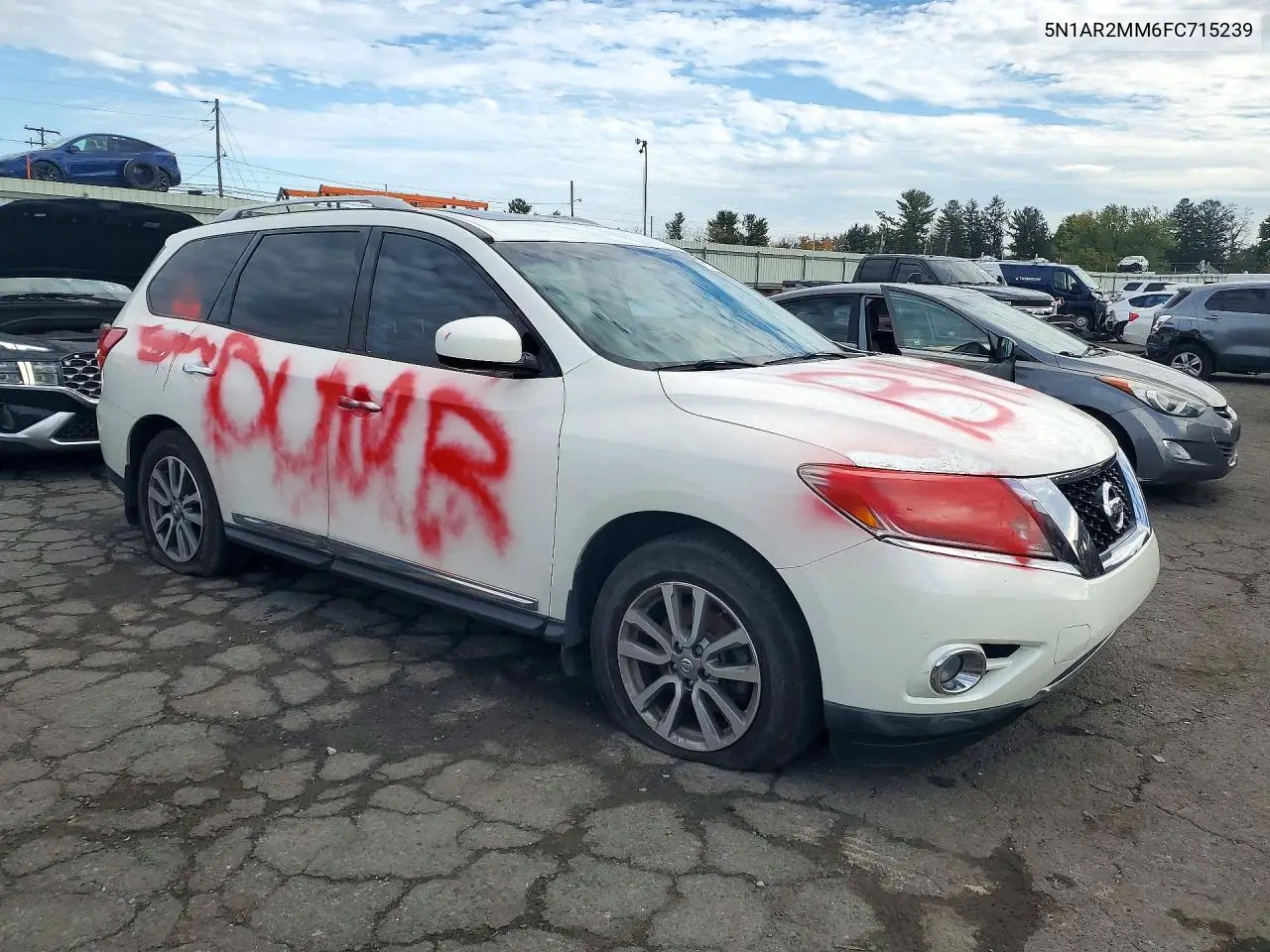 2015 NISSAN PATHFINDER VIN 5N1AR2MM6FC715239 — фото 4
