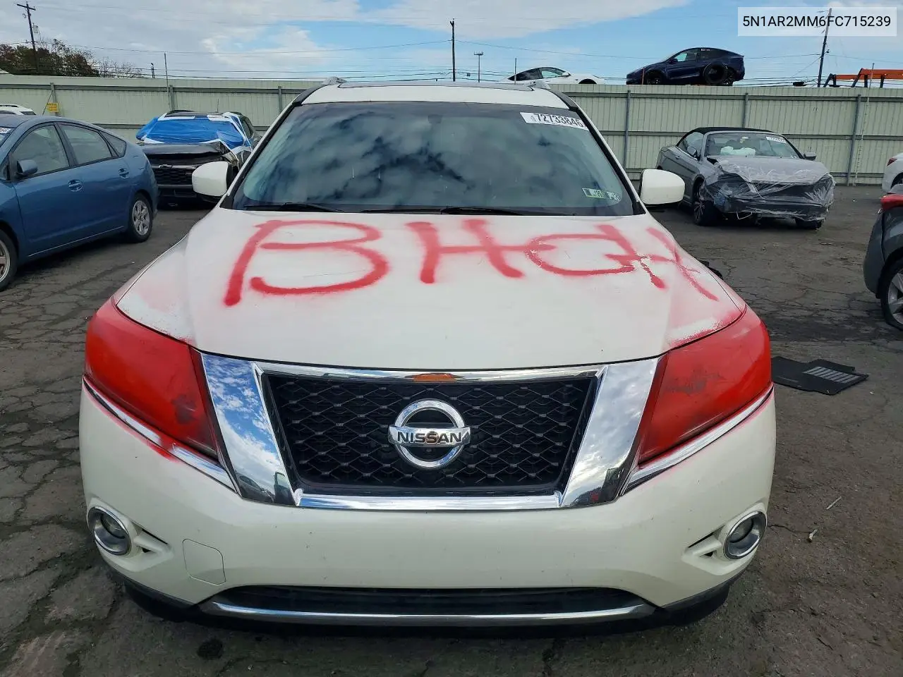 2015 NISSAN PATHFINDER VIN 5N1AR2MM6FC715239 — фото 5