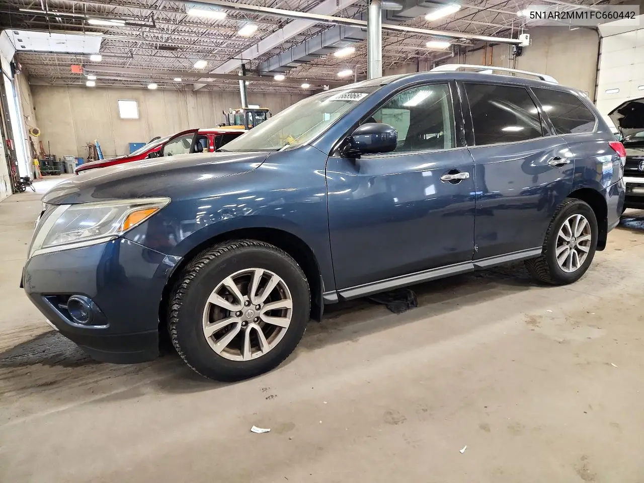 NISSAN PATHFINDER 2015, VIN 5N1AR2MM1FC660442