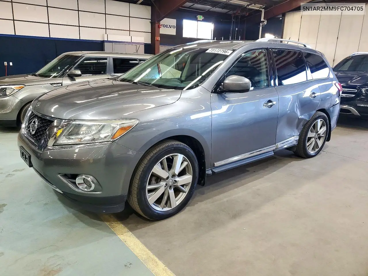 NISSAN PATHFINDER 2015, VIN 5N1AR2MM9FC704705