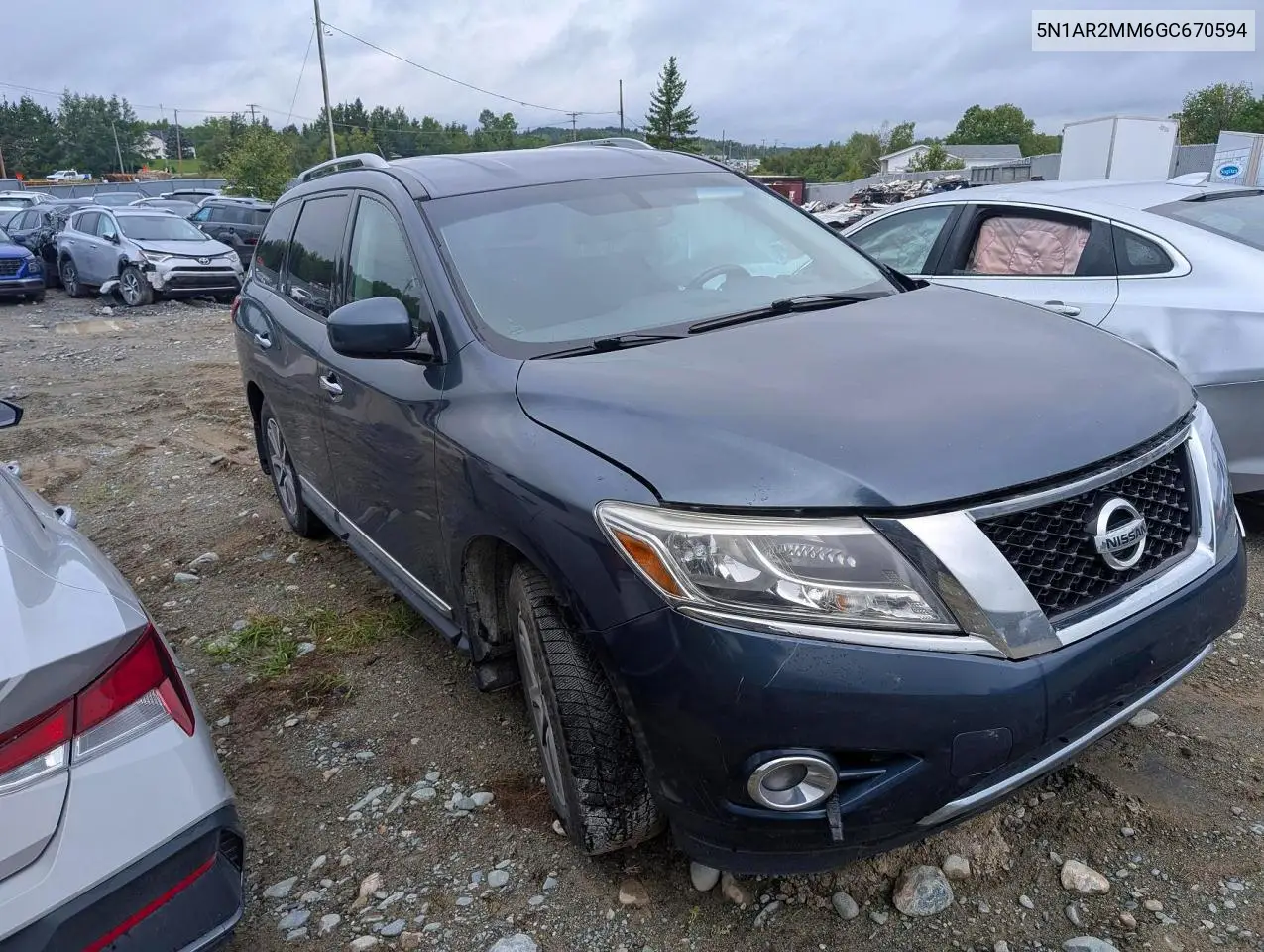 2016 NISSAN PATHFINDER VIN 5N1AR2MM6GC670594 — фото 4