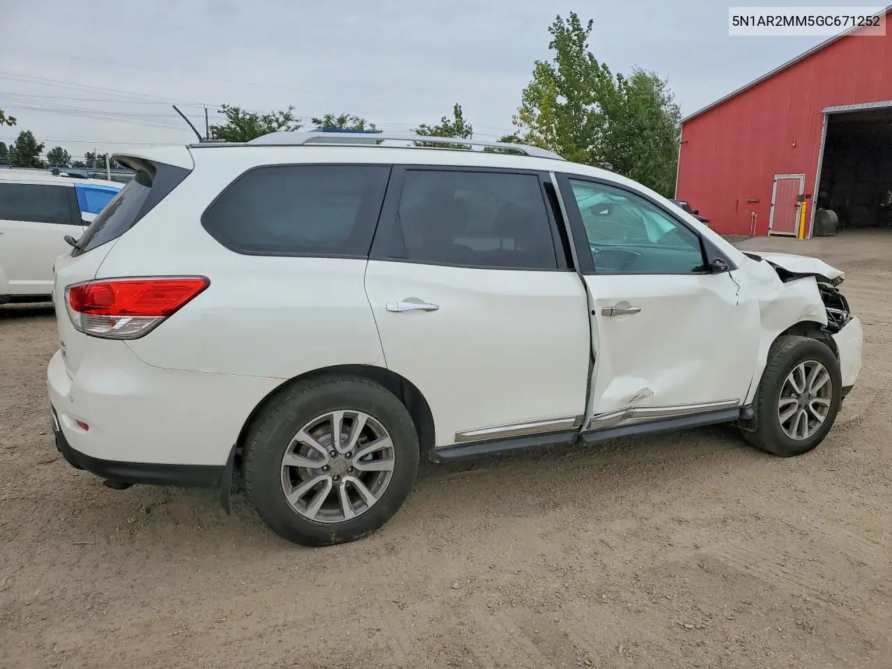 2016 NISSAN PATHFINDER VIN 5N1AR2MM5GC671252 — фото 3