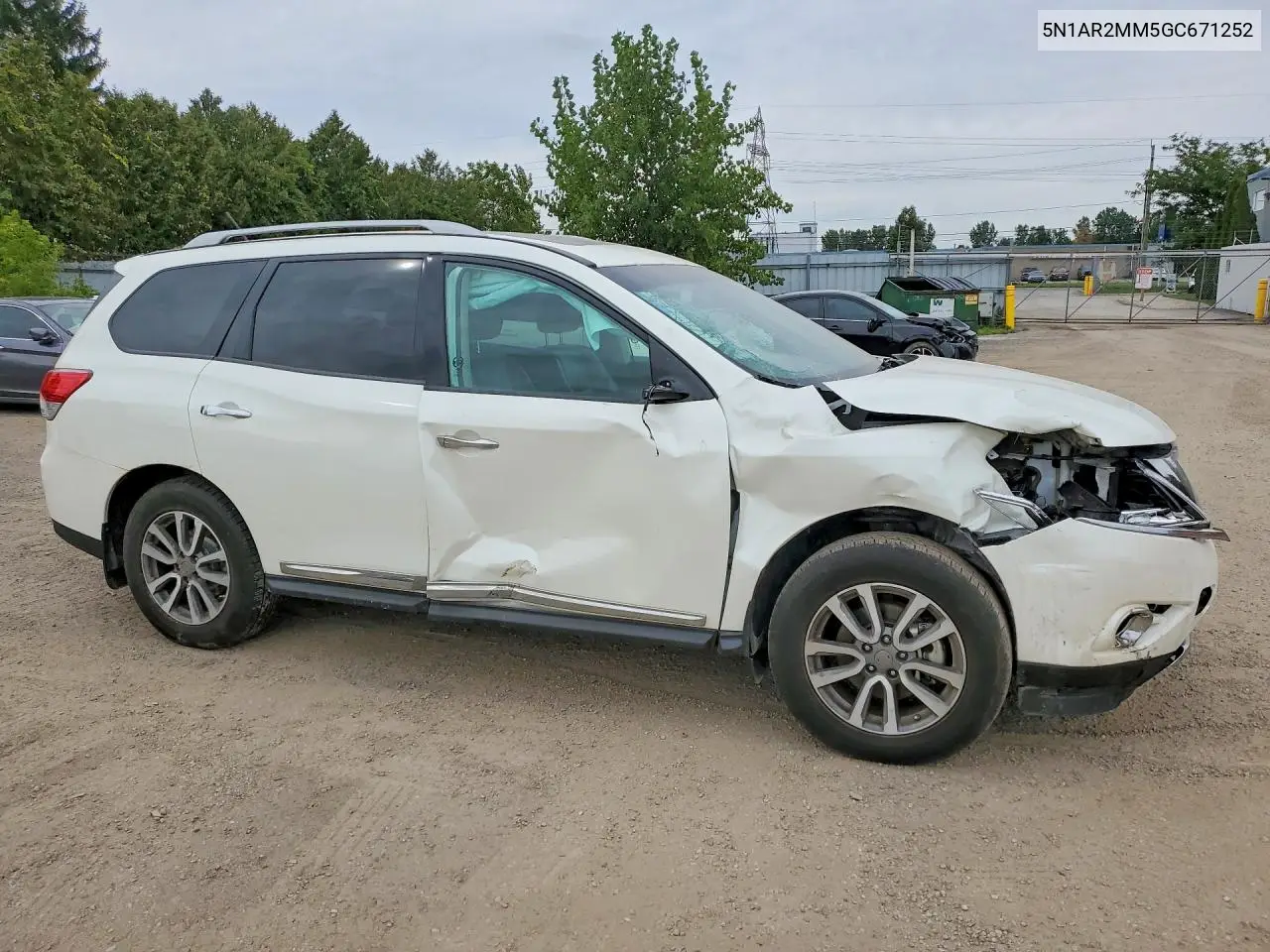 2016 NISSAN PATHFINDER VIN 5N1AR2MM5GC671252 — фото 4
