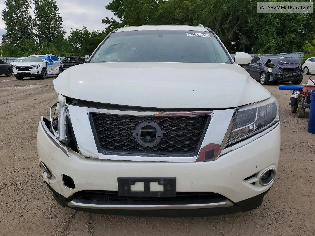 2016 NISSAN PATHFINDER VIN 5N1AR2MM5GC671252 — фото 5
