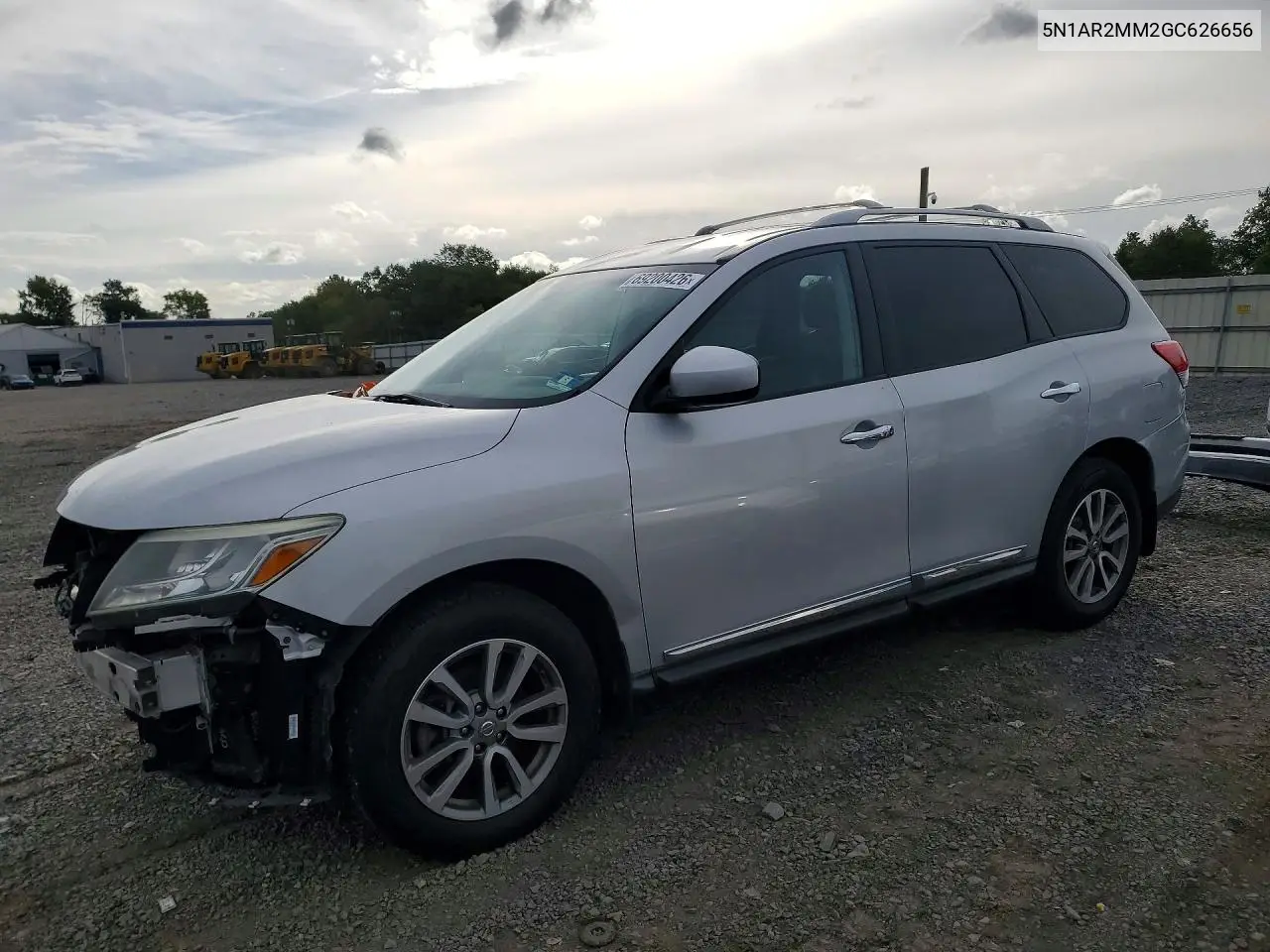 NISSAN PATHFINDER 2016, VIN 5N1AR2MM2GC626656