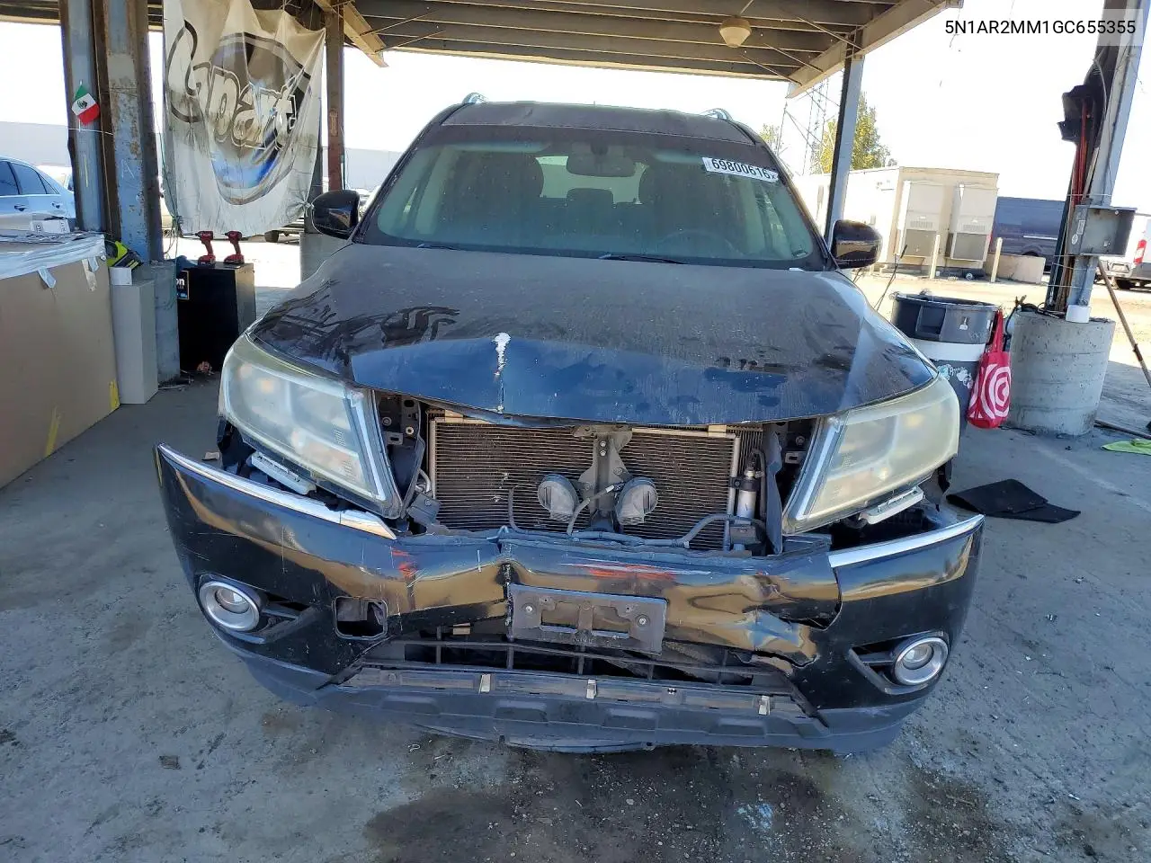 2016 NISSAN PATHFINDER VIN 5N1AR2MM1GC655355 — фото 5