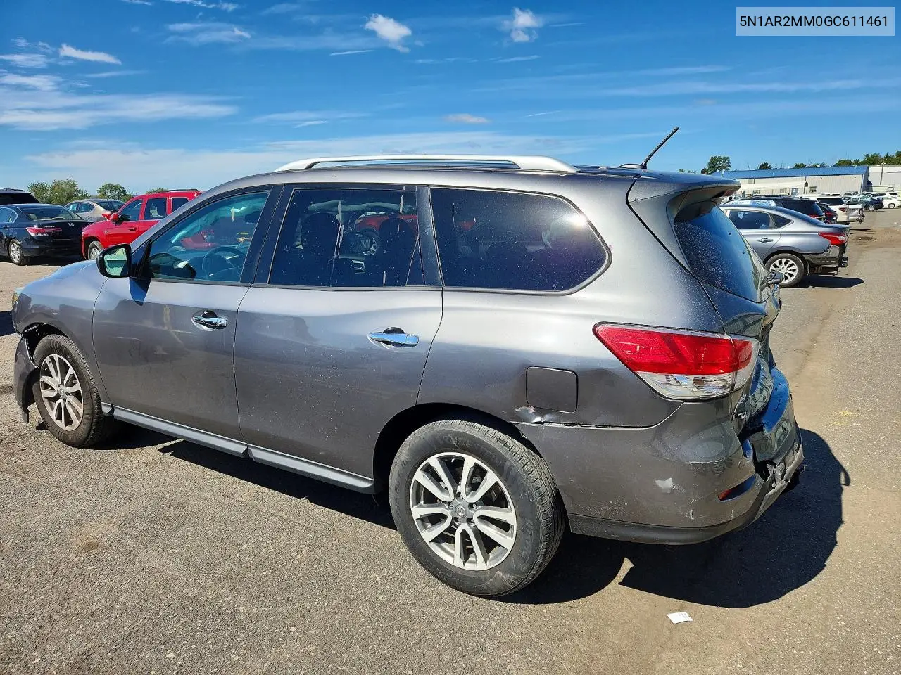 2016 NISSAN PATHFINDER VIN 5N1AR2MM0GC611461 — фото 2