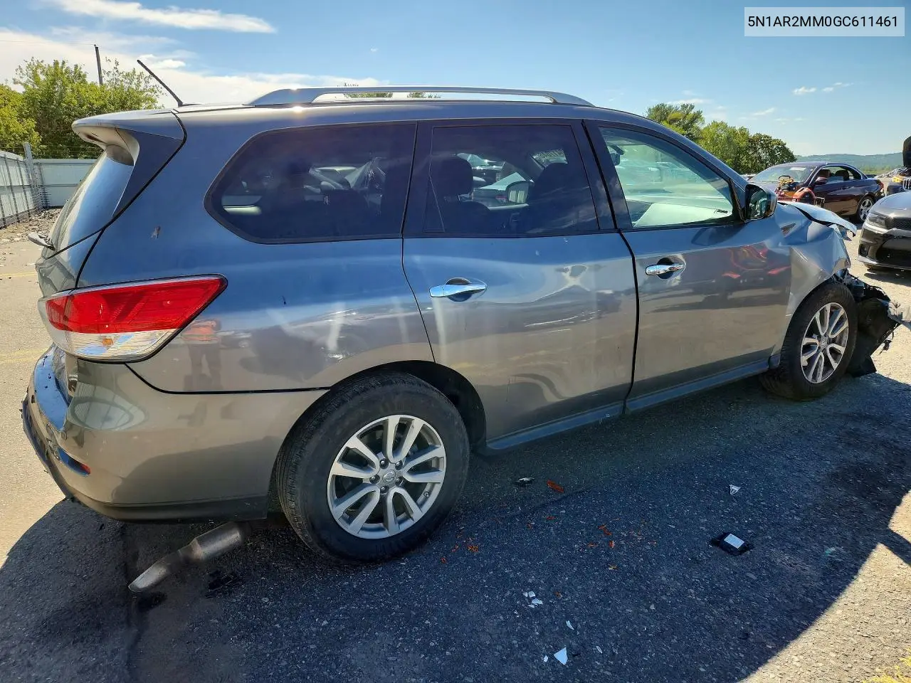 2016 NISSAN PATHFINDER VIN 5N1AR2MM0GC611461 — фото 3