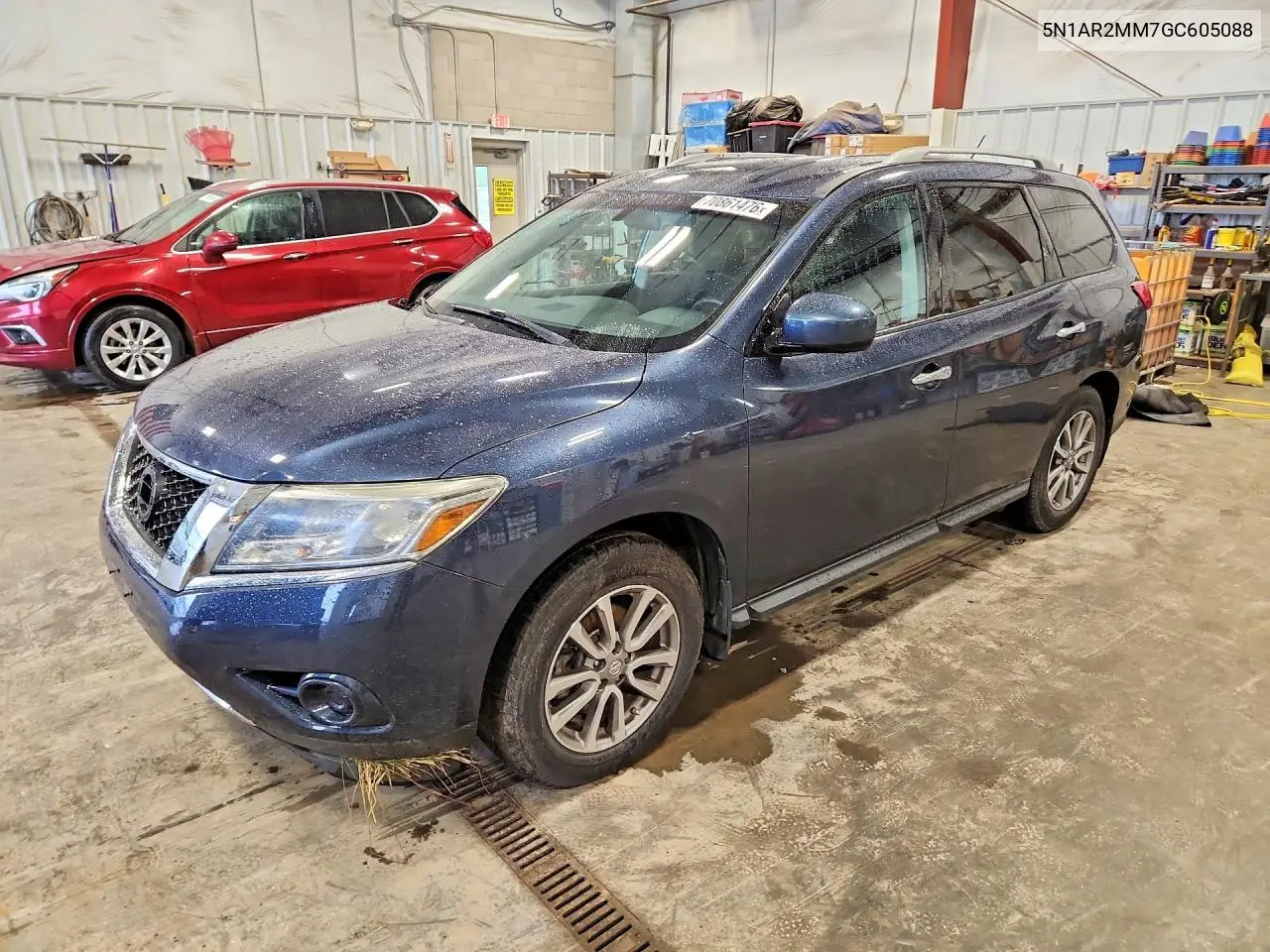 NISSAN PATHFINDER 2016, VIN 5N1AR2MM7GC605088