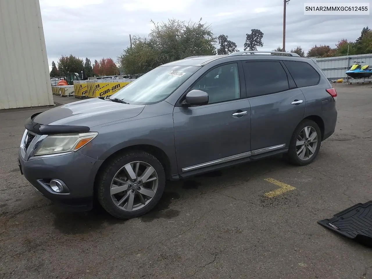 NISSAN PATHFINDER 2016, VIN 5N1AR2MMXGC612455