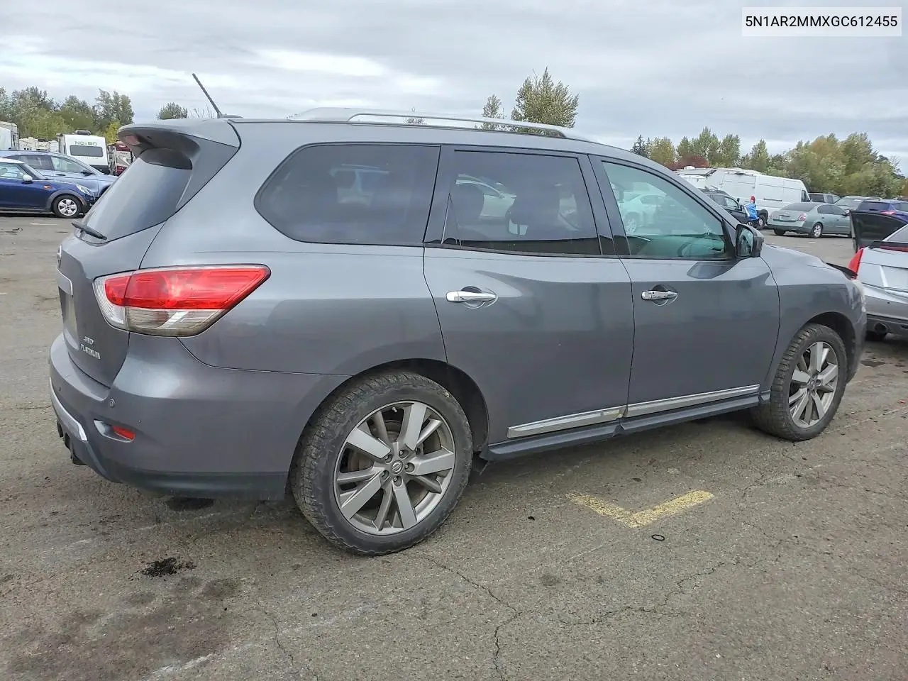 2016 NISSAN PATHFINDER VIN 5N1AR2MMXGC612455 — фото 3
