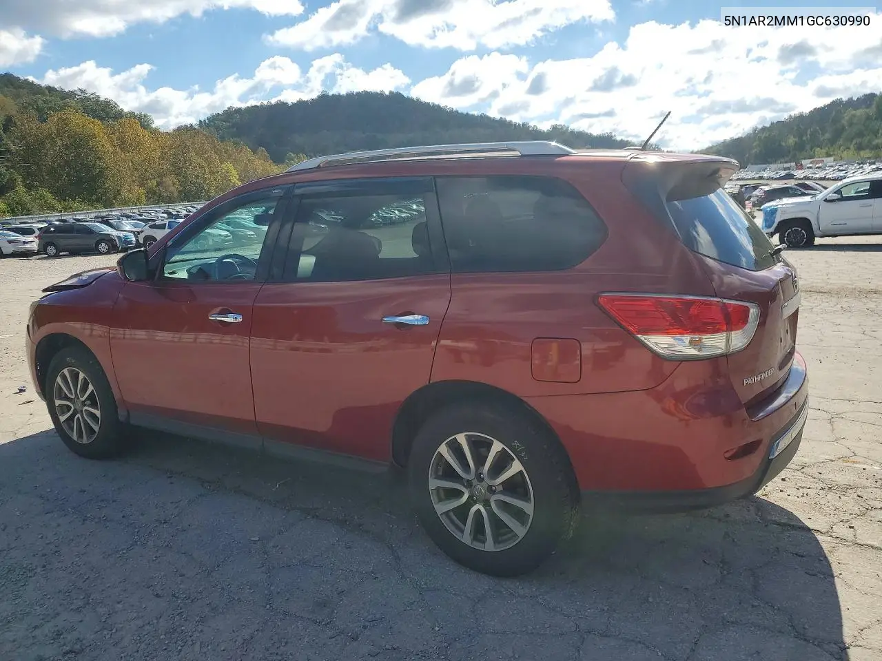 2016 NISSAN PATHFINDER VIN 5N1AR2MM1GC630990 — фото 2