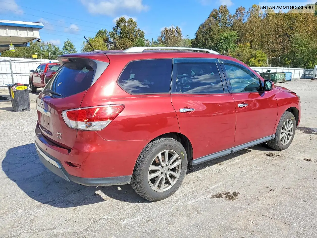 2016 NISSAN PATHFINDER VIN 5N1AR2MM1GC630990 — фото 3
