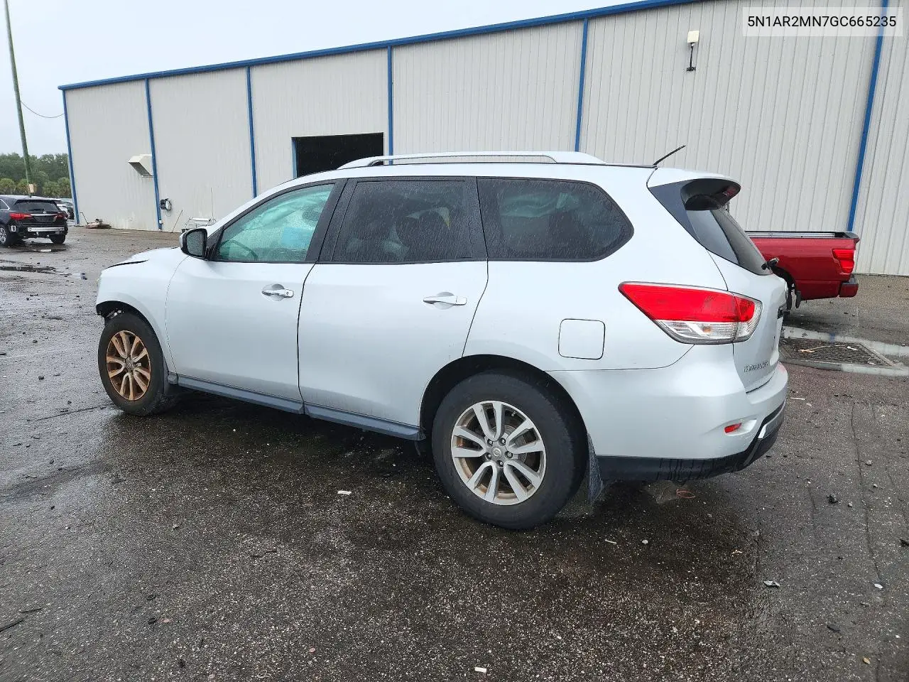 2016 NISSAN PATHFINDER VIN 5N1AR2MN7GC665235 — фото 2