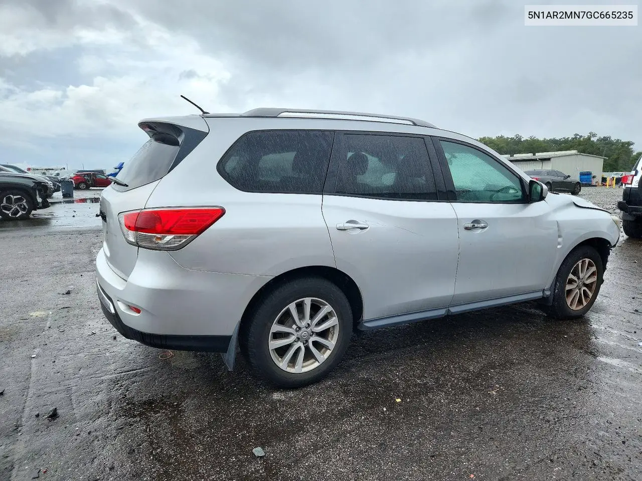 2016 NISSAN PATHFINDER VIN 5N1AR2MN7GC665235 — фото 3