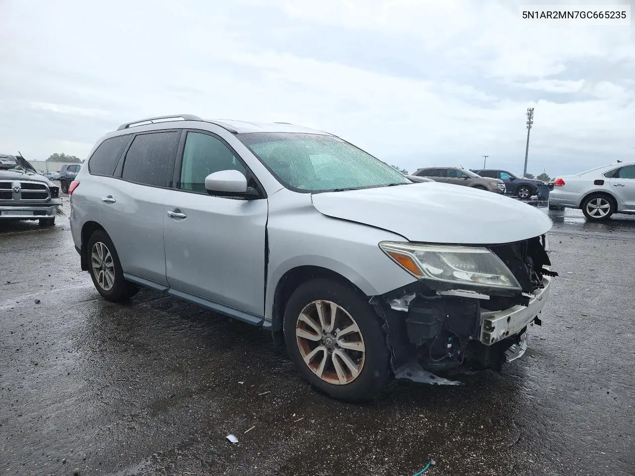 2016 NISSAN PATHFINDER VIN 5N1AR2MN7GC665235 — фото 4