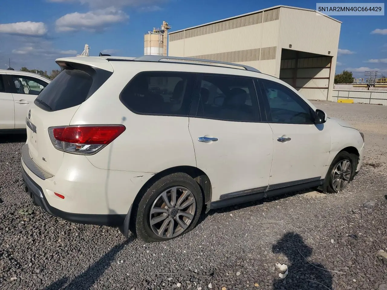 2016 NISSAN PATHFINDER VIN 5N1AR2MN4GC664429 — фото 3