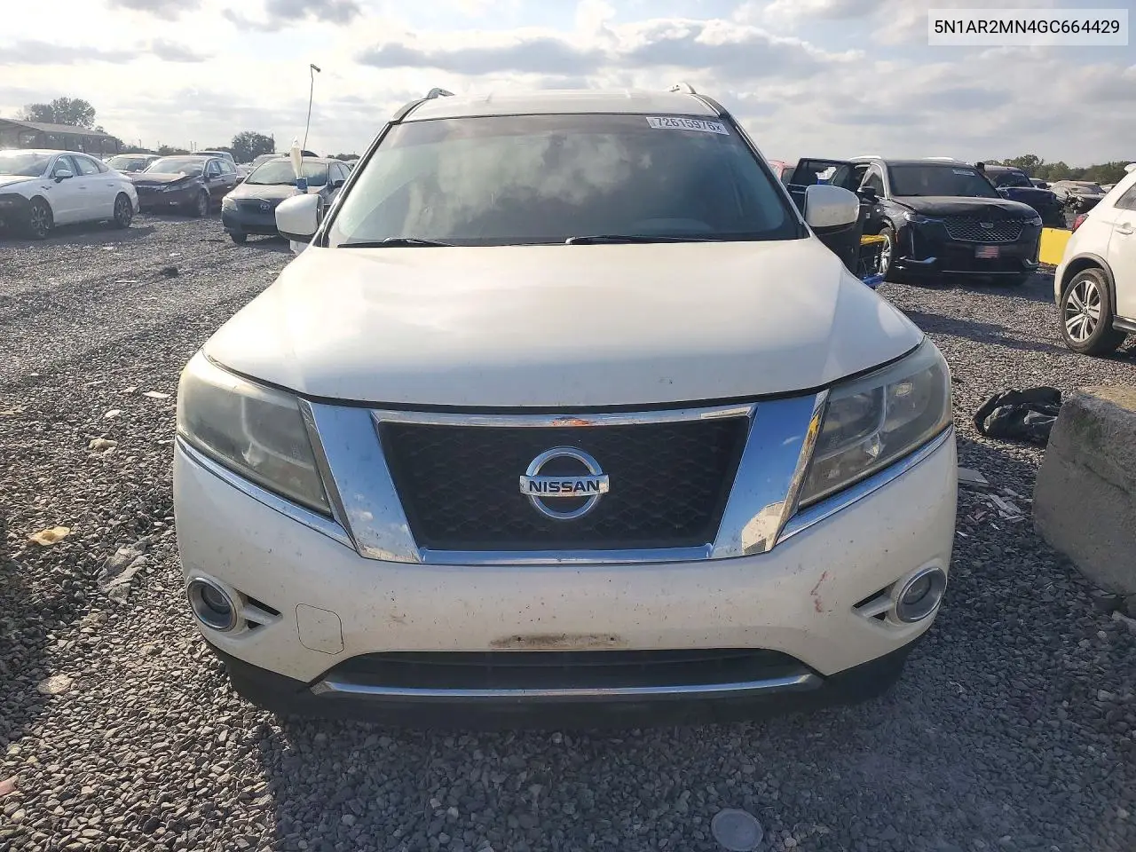 2016 NISSAN PATHFINDER VIN 5N1AR2MN4GC664429 — фото 5