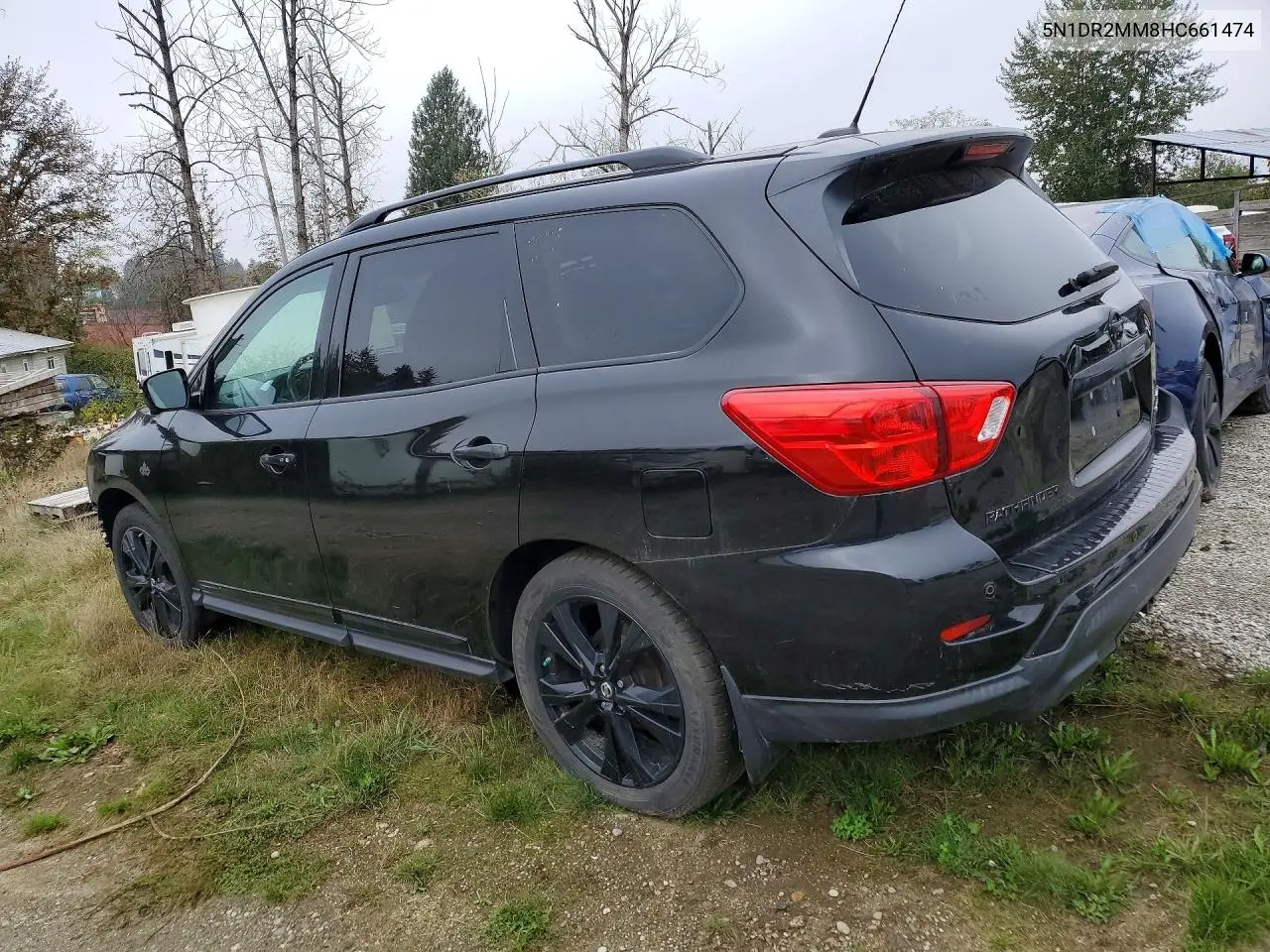 2017 NISSAN PATHFINDER VIN 5N1DR2MM8HC661474 — фото 2