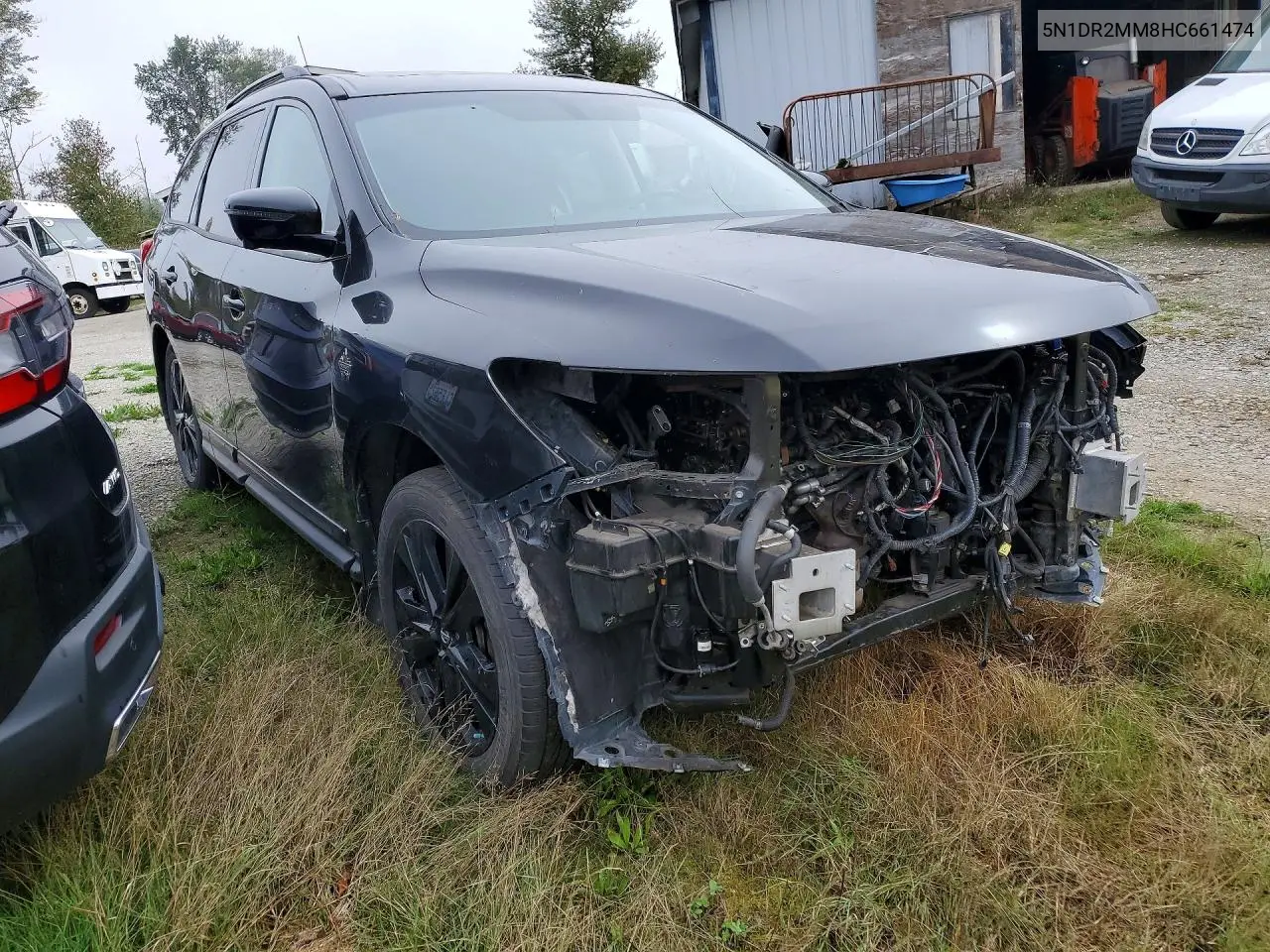 2017 NISSAN PATHFINDER VIN 5N1DR2MM8HC661474 — фото 4