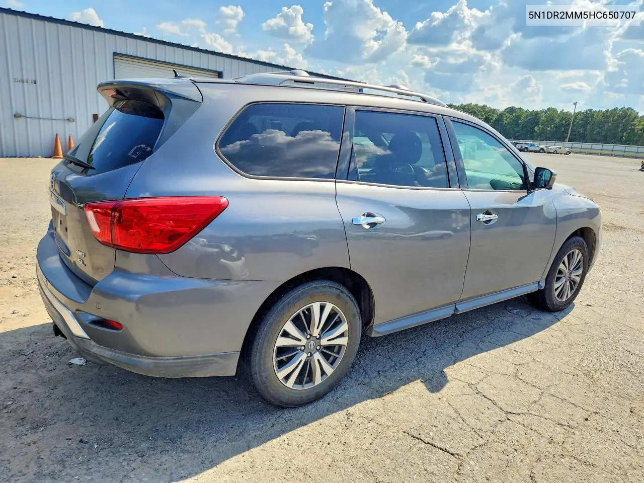 2017 NISSAN PATHFINDER VIN 5N1DR2MM5HC650707 — фото 3