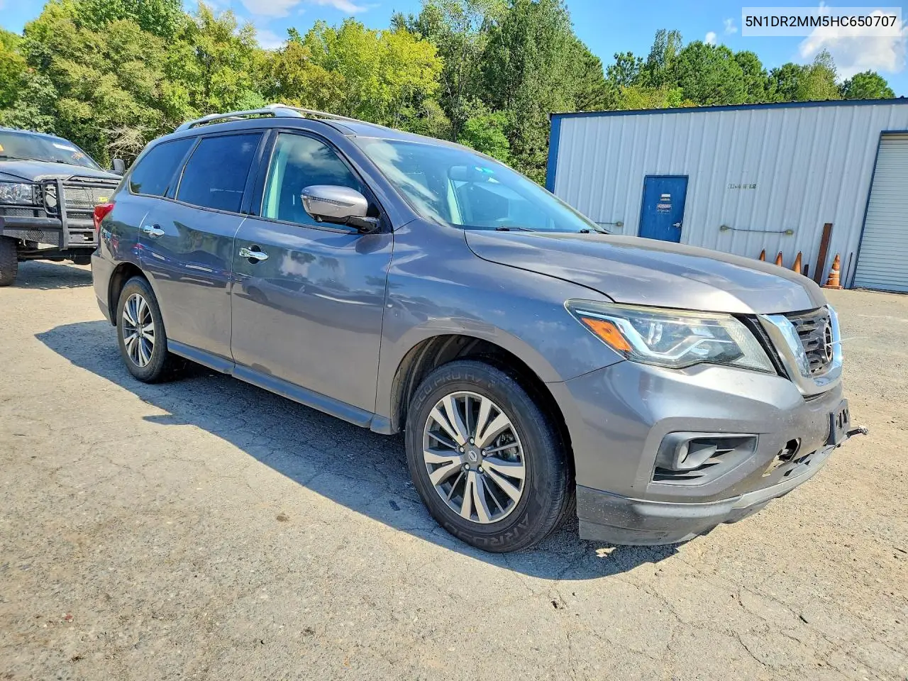2017 NISSAN PATHFINDER VIN 5N1DR2MM5HC650707 — фото 4