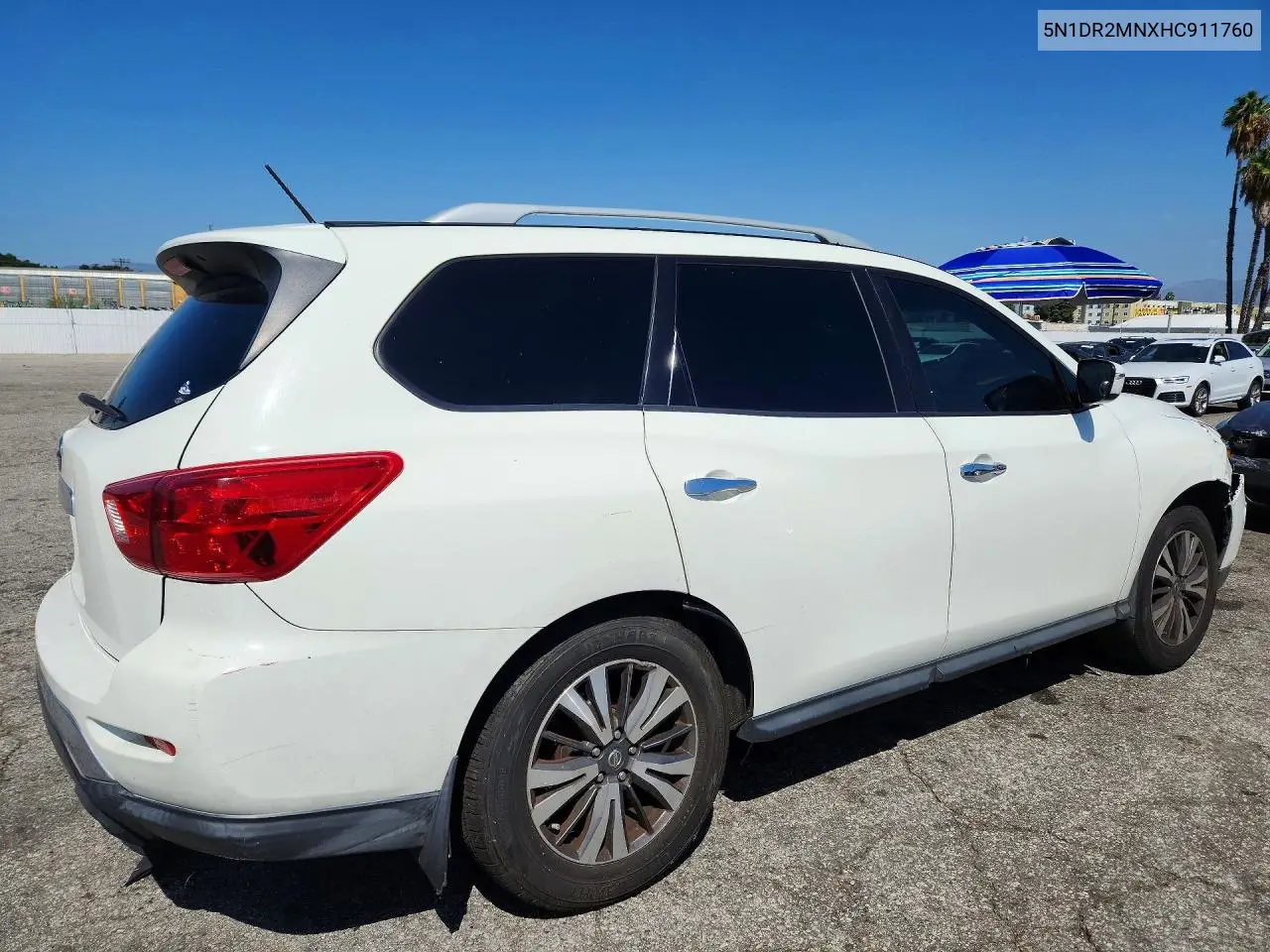 2017 NISSAN PATHFINDER VIN 5N1DR2MNXHC911760 — фото 3
