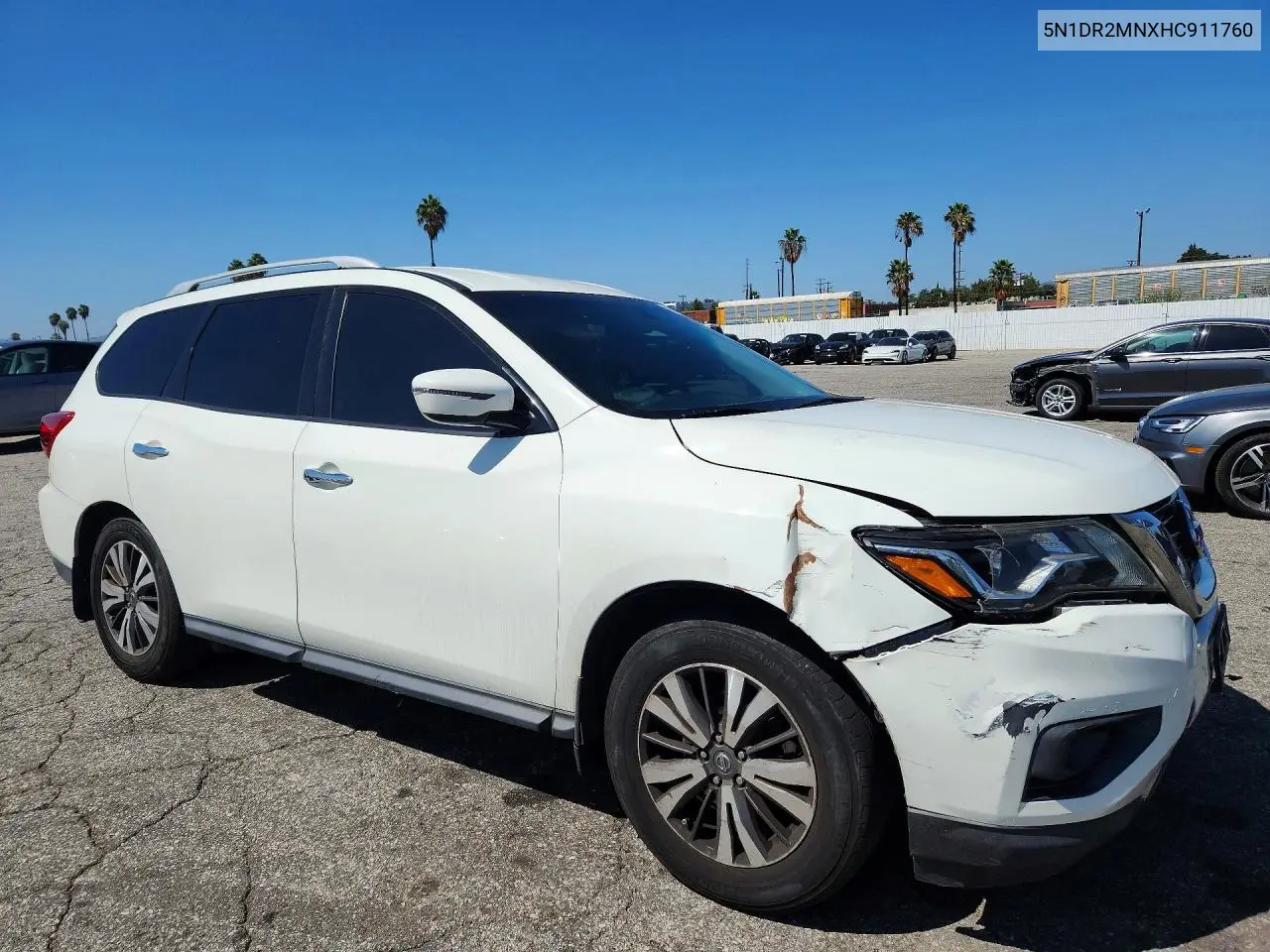 2017 NISSAN PATHFINDER VIN 5N1DR2MNXHC911760 — фото 4