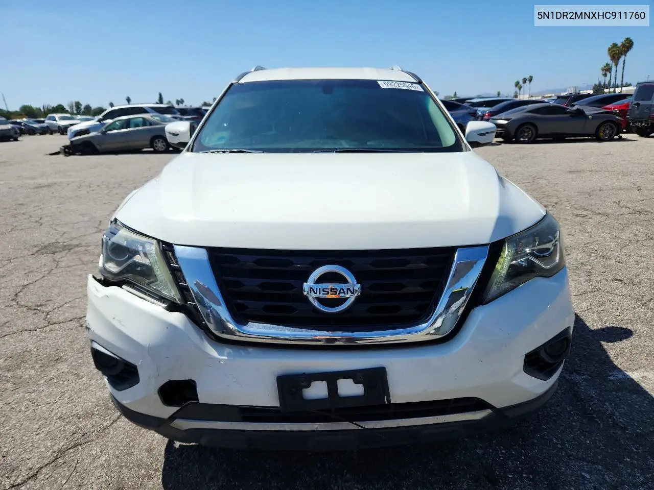 2017 NISSAN PATHFINDER VIN 5N1DR2MNXHC911760 — фото 5