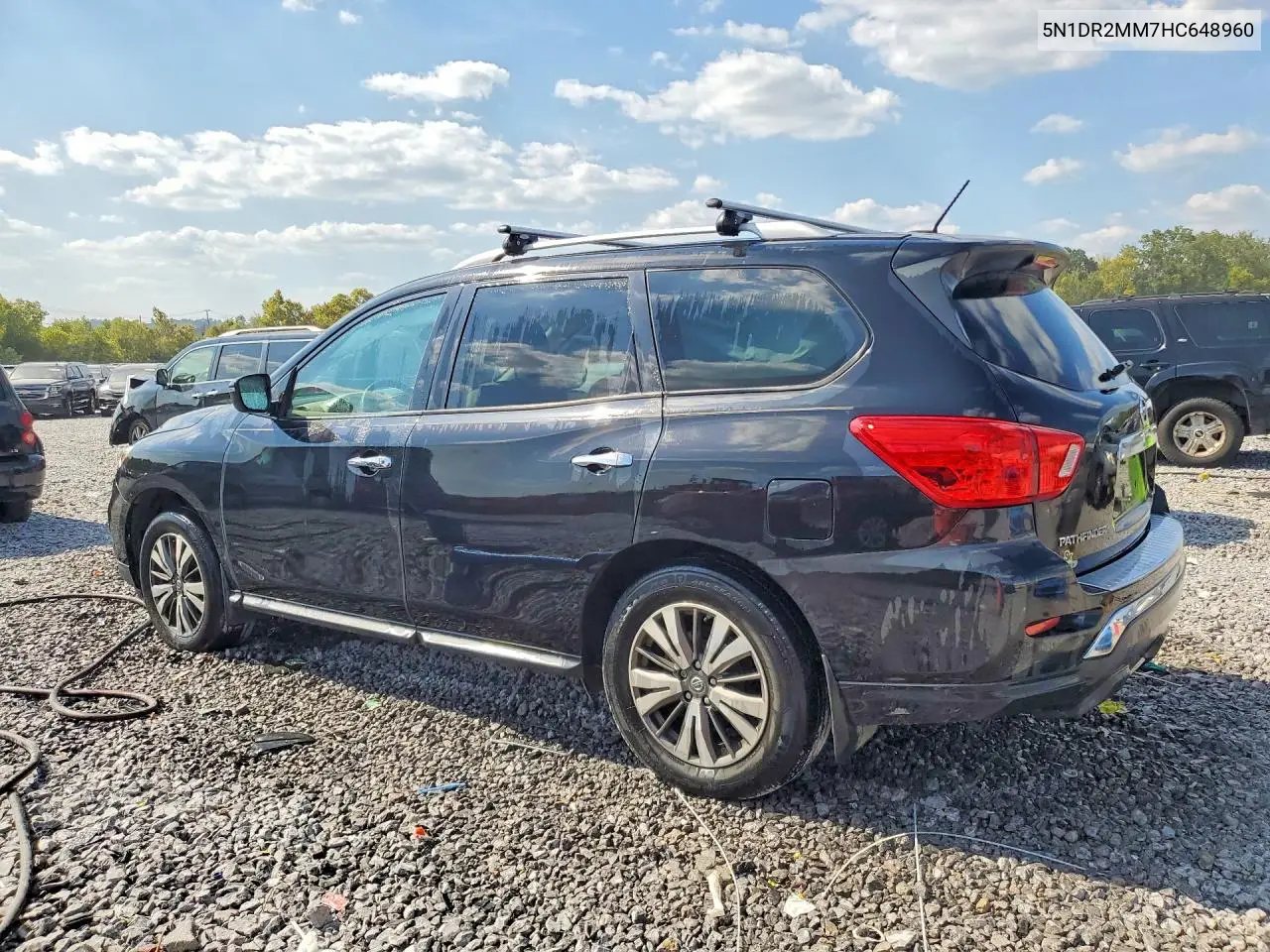 2017 NISSAN PATHFINDER VIN 5N1DR2MM7HC648960 — фото 2