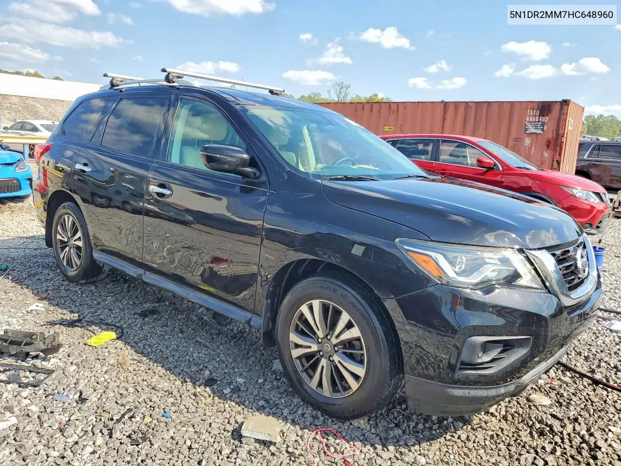 2017 NISSAN PATHFINDER VIN 5N1DR2MM7HC648960 — фото 4