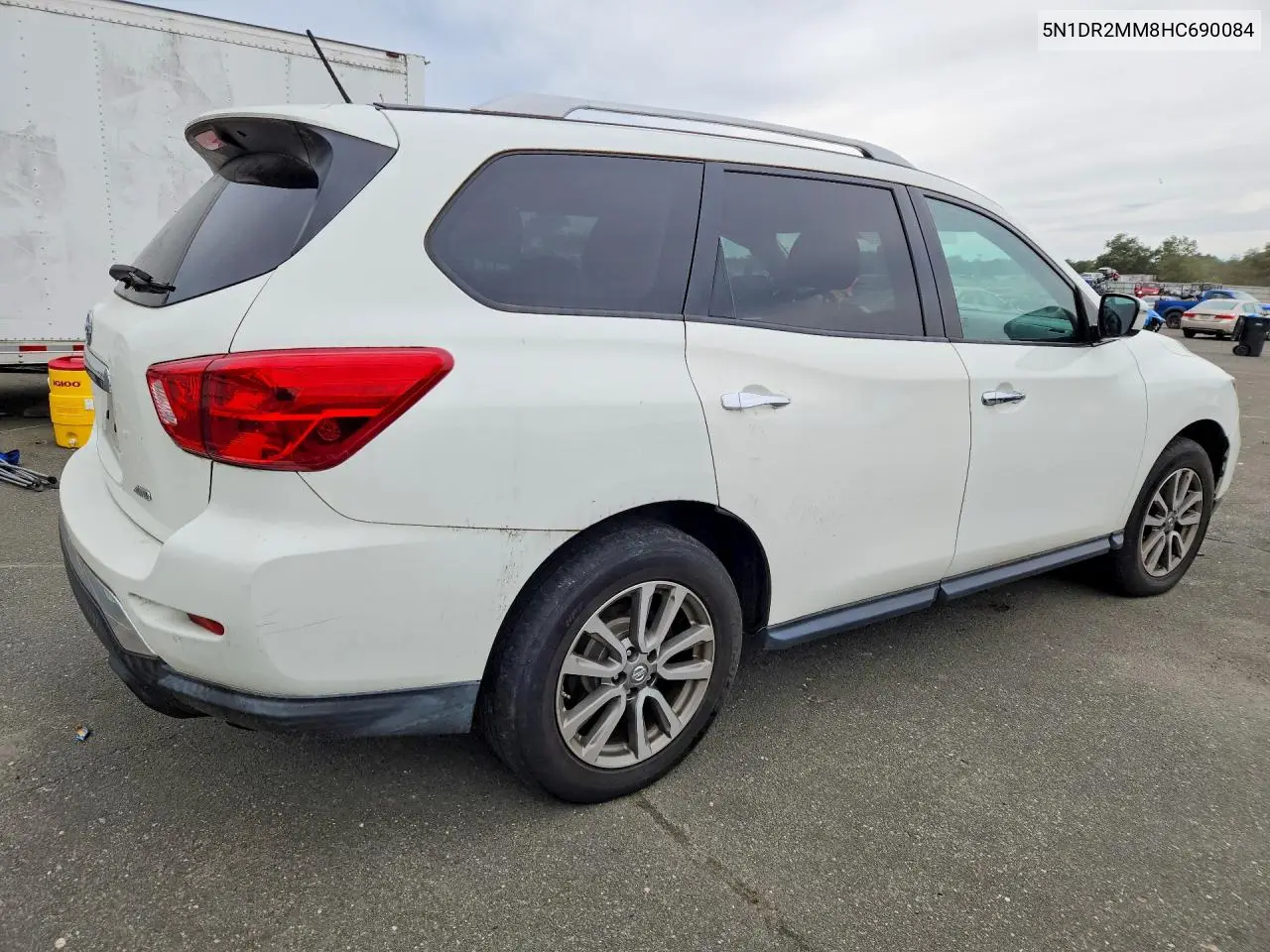 2017 NISSAN PATHFINDER VIN 5N1DR2MM8HC690084 — фото 3