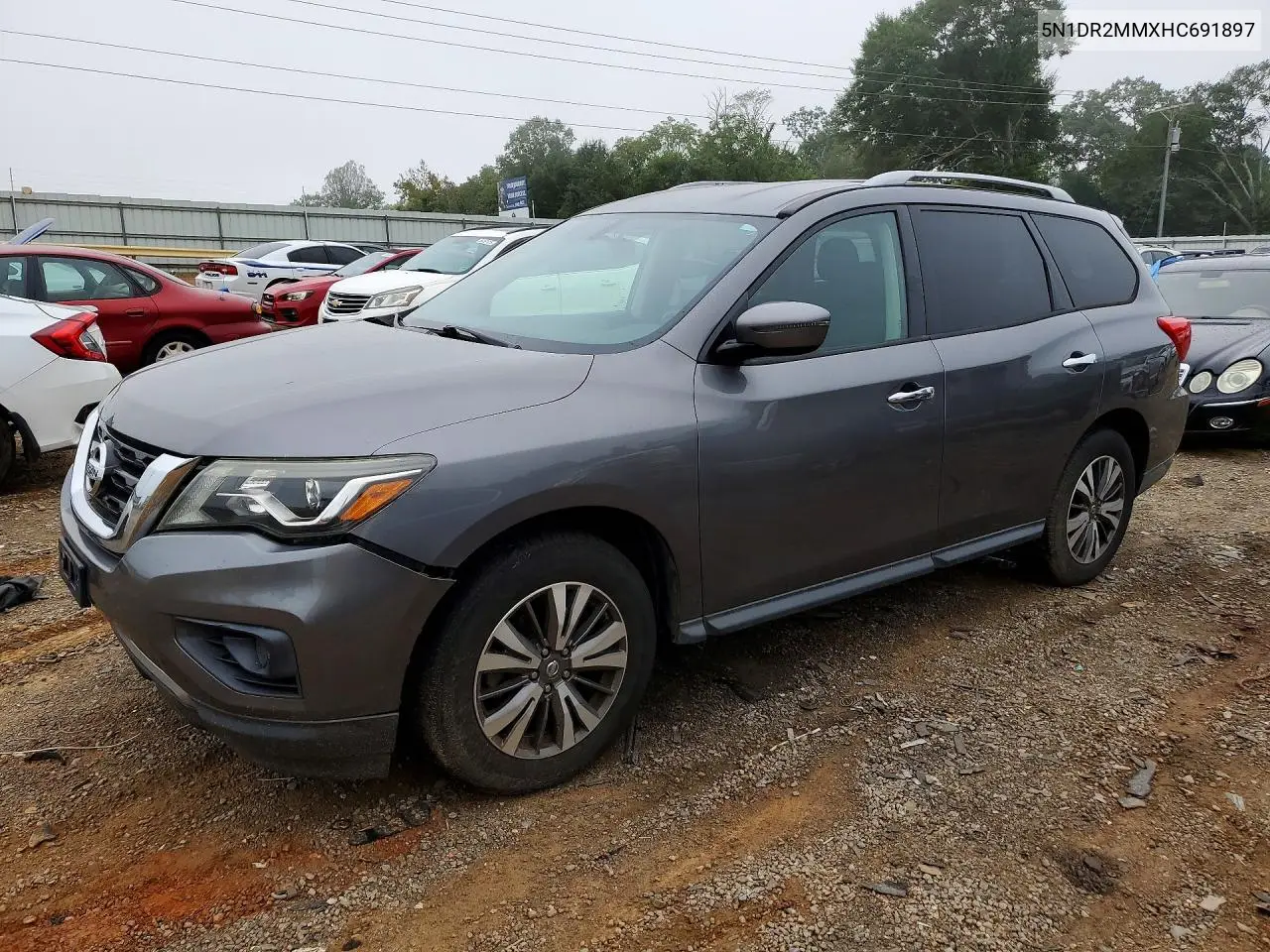 NISSAN PATHFINDER 2017, VIN 5N1DR2MMXHC691897