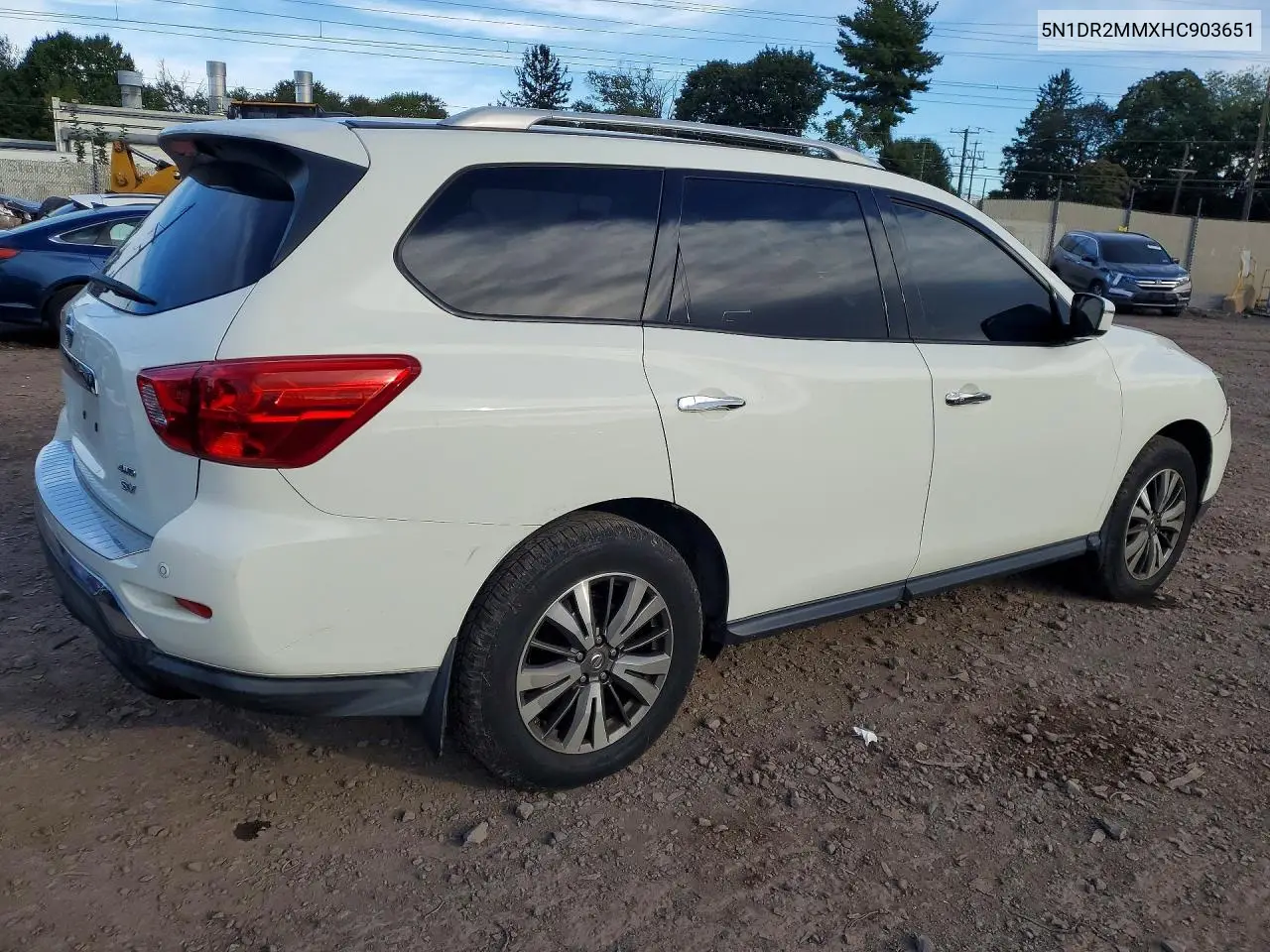 2017 NISSAN PATHFINDER VIN 5N1DR2MMXHC903651 — фото 3