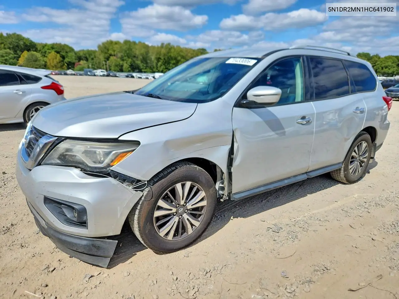 NISSAN PATHFINDER 2017, VIN 5N1DR2MN1HC641902