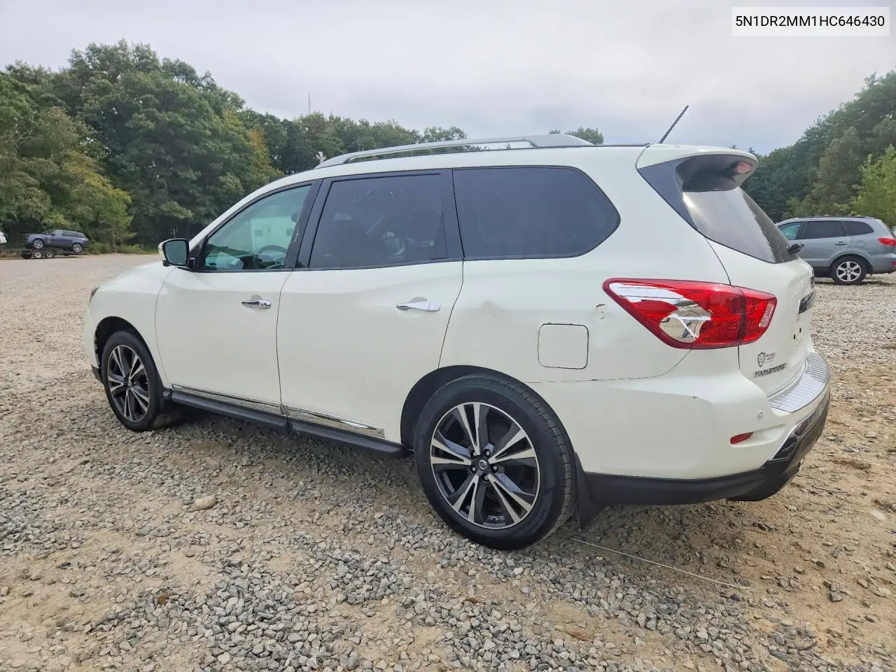 2017 NISSAN PATHFINDER VIN 5N1DR2MM1HC646430 — фото 2