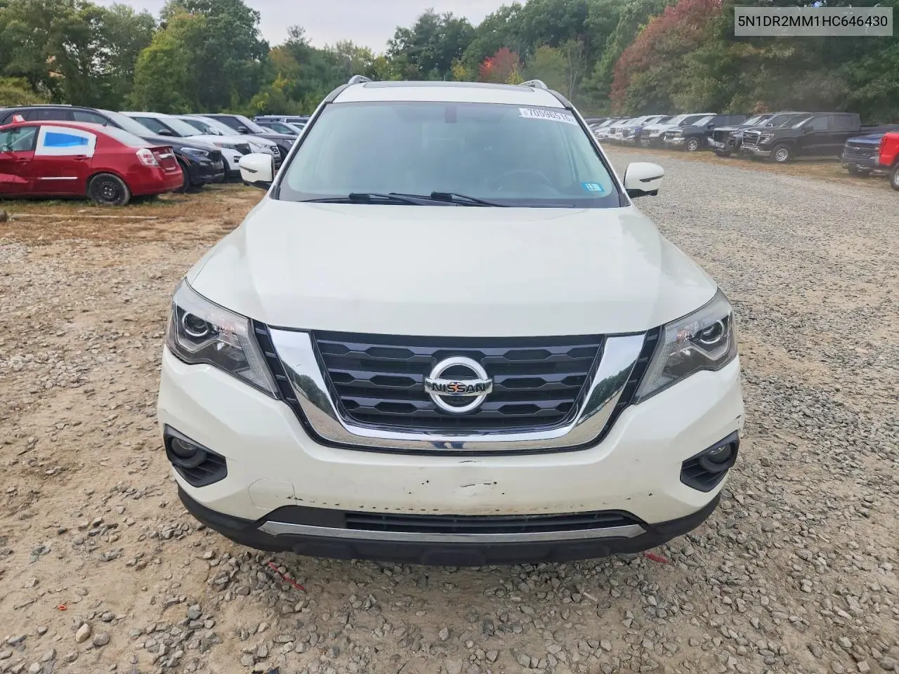 2017 NISSAN PATHFINDER VIN 5N1DR2MM1HC646430 — фото 5