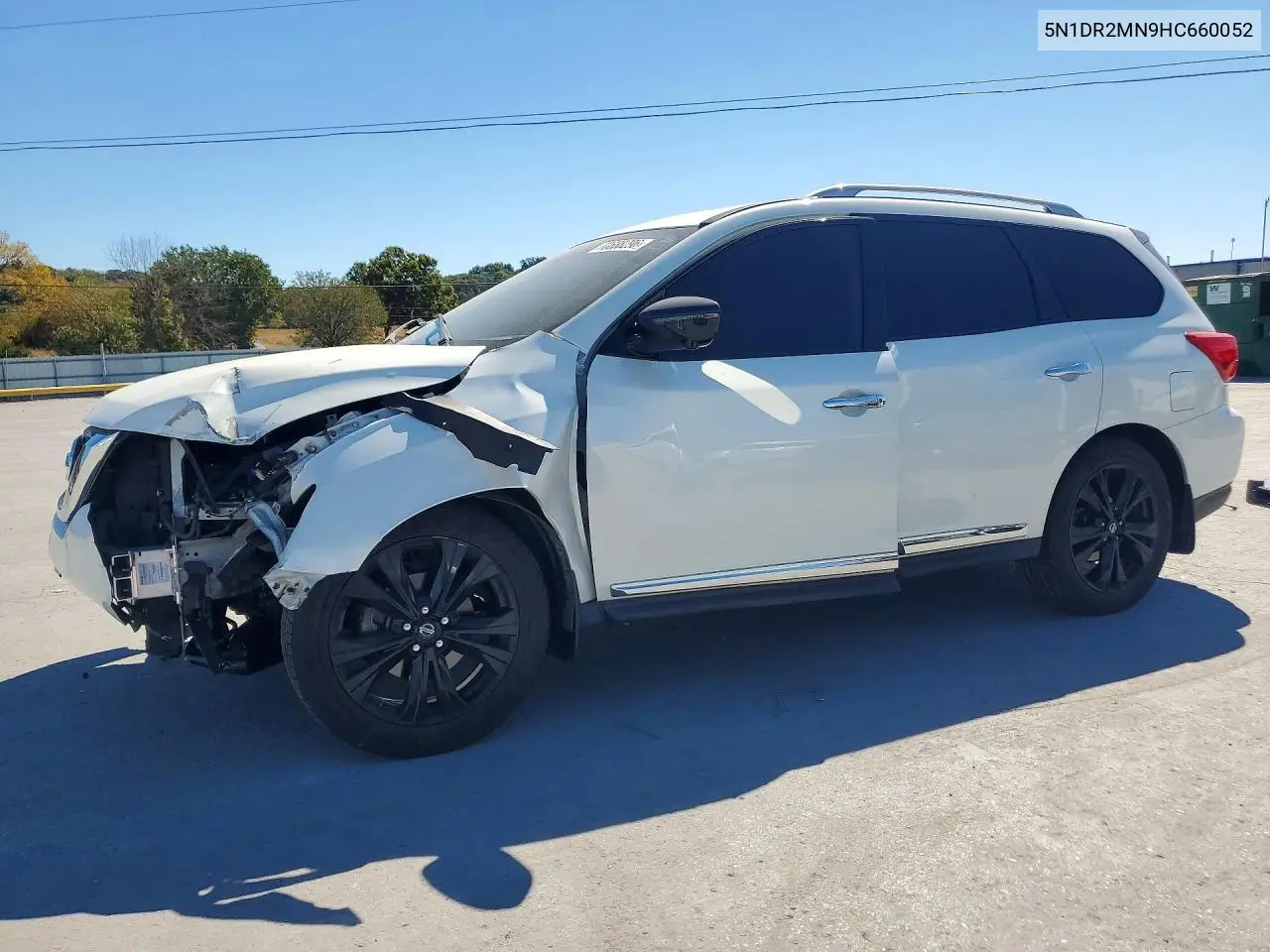 NISSAN PATHFINDER 2017, VIN 5N1DR2MN9HC660052
