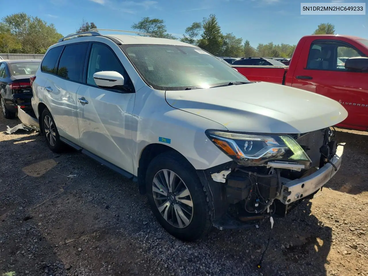 2017 NISSAN PATHFINDER VIN 5N1DR2MN2HC649233 — фото 4