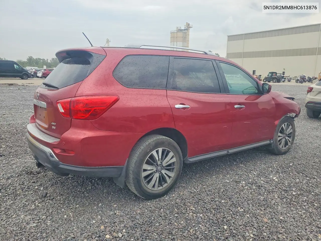 2017 NISSAN PATHFINDER VIN 5N1DR2MM8HC613876 — фото 3