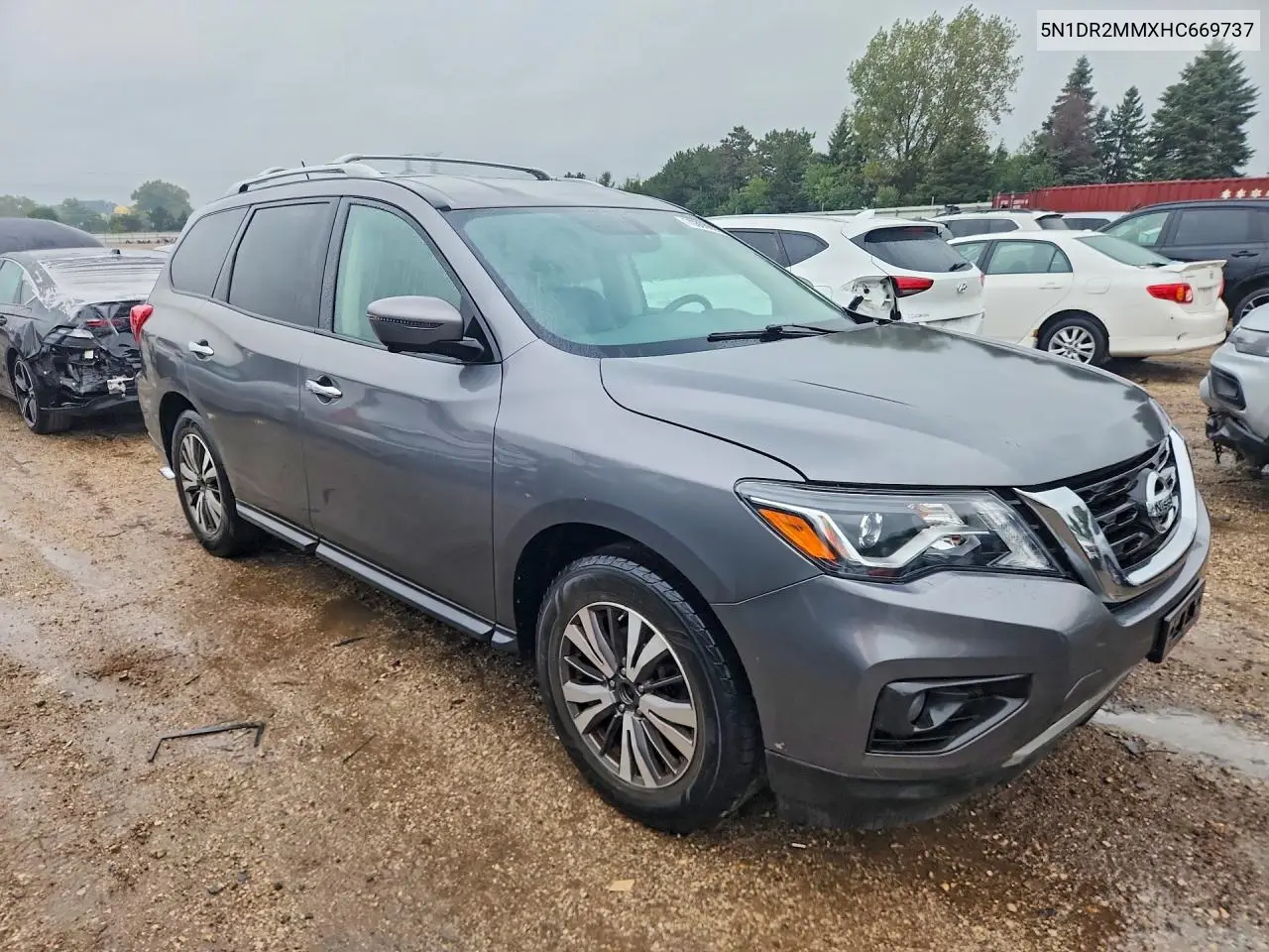 2017 NISSAN PATHFINDER VIN 5N1DR2MMXHC669737 — фото 4