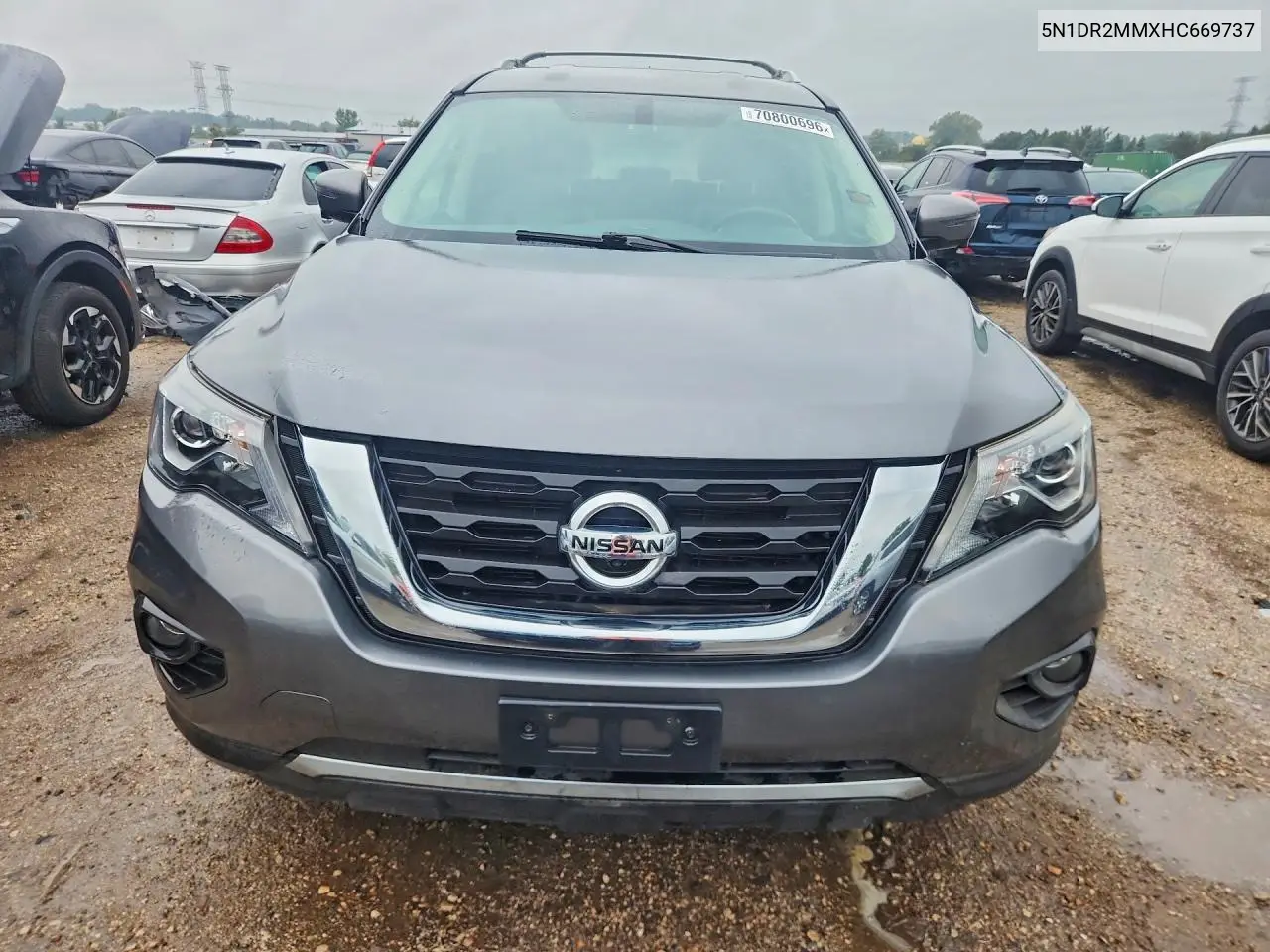 2017 NISSAN PATHFINDER VIN 5N1DR2MMXHC669737 — фото 5